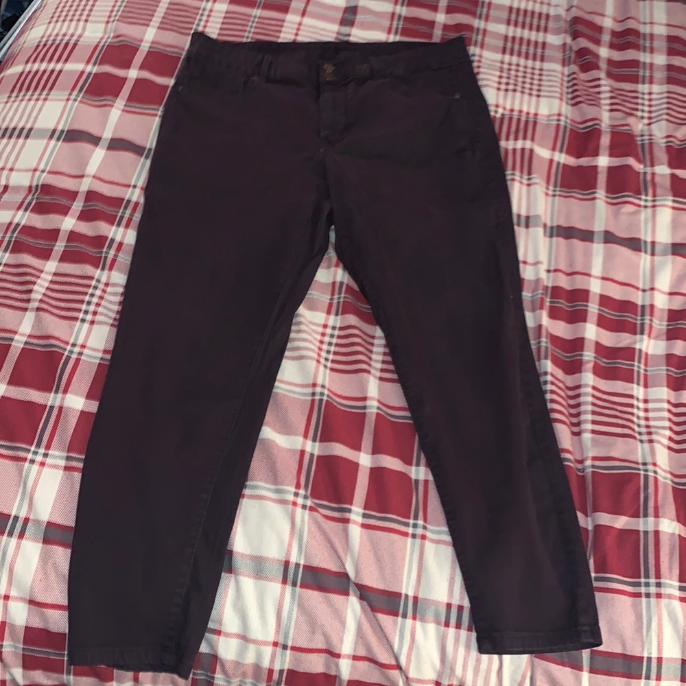 Maurice’s purple plus pants
